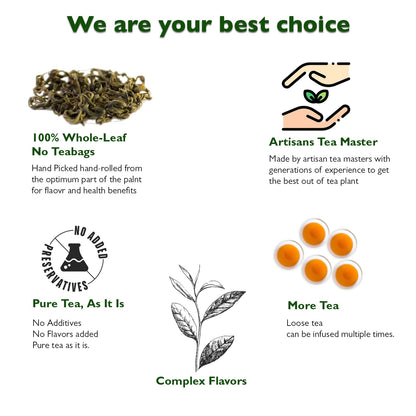 Assam Orthodox Hand-Rolled Premium Green Tea